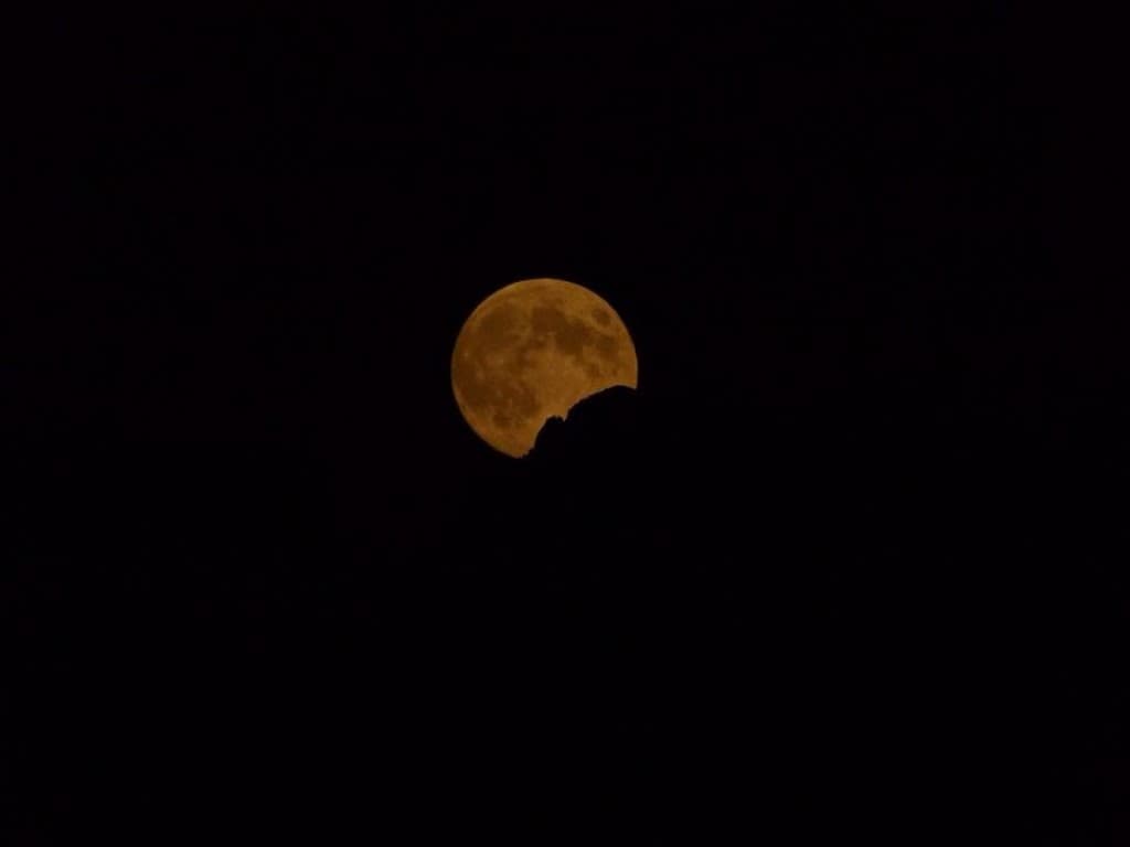 Lever de lune sur belledonne