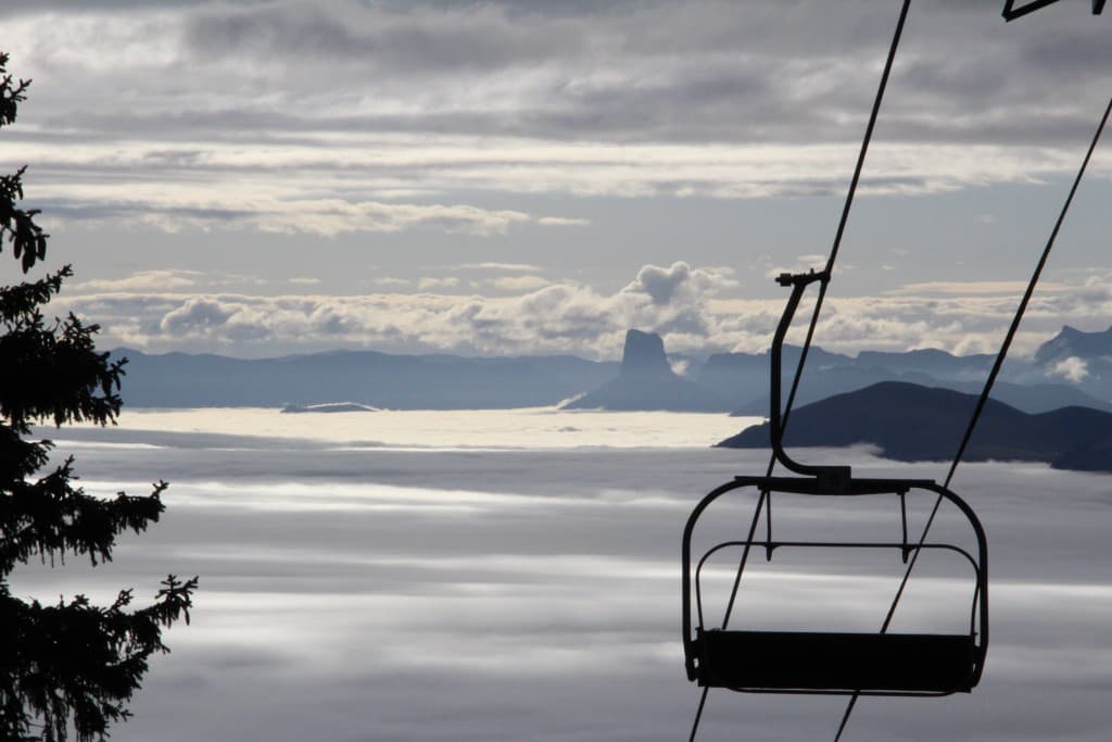 Au dessus des nuages...