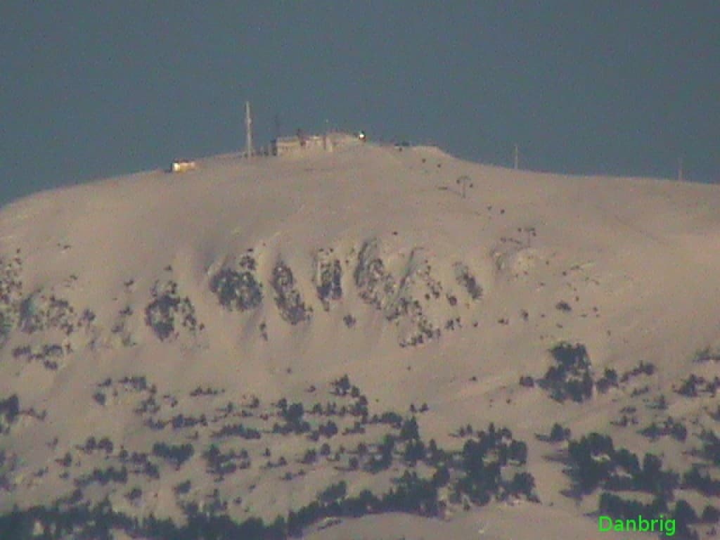 La Croix de Chamrousse au crépuscule