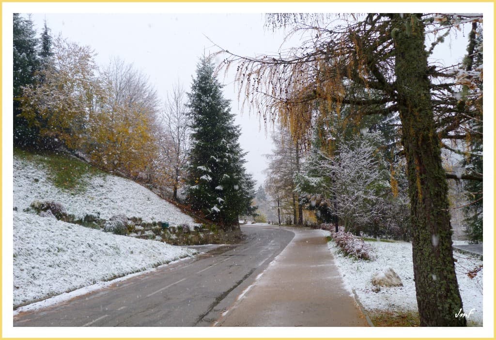 la neige revient...