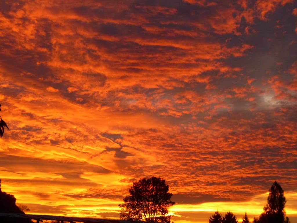 Le ciel en feu