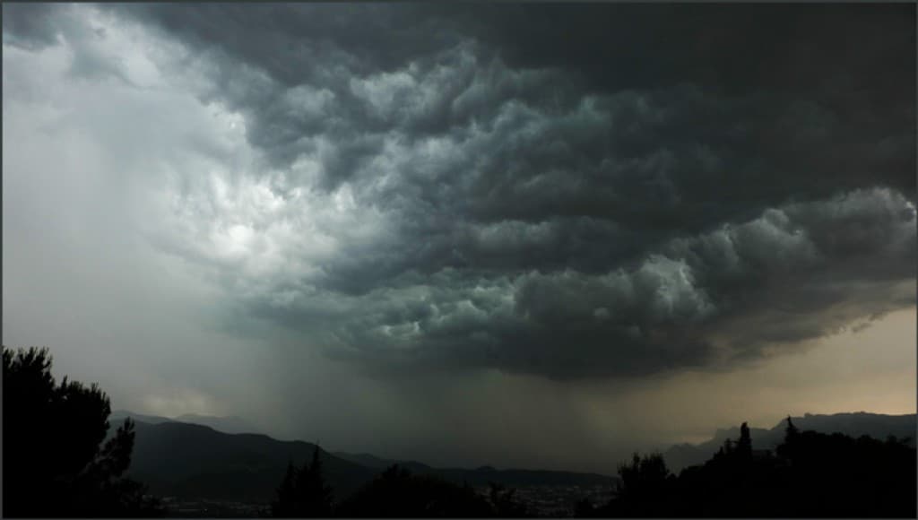 Orage de fin d'après midi