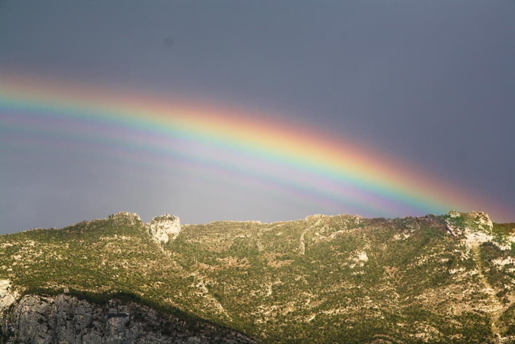 Arc en ciel multiple
