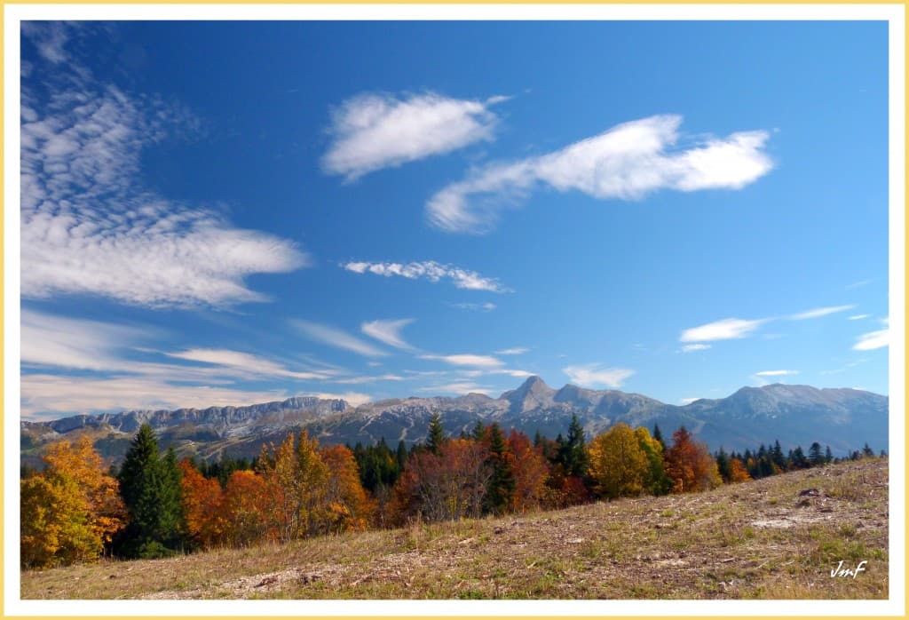les crêtes du Vercors occidental