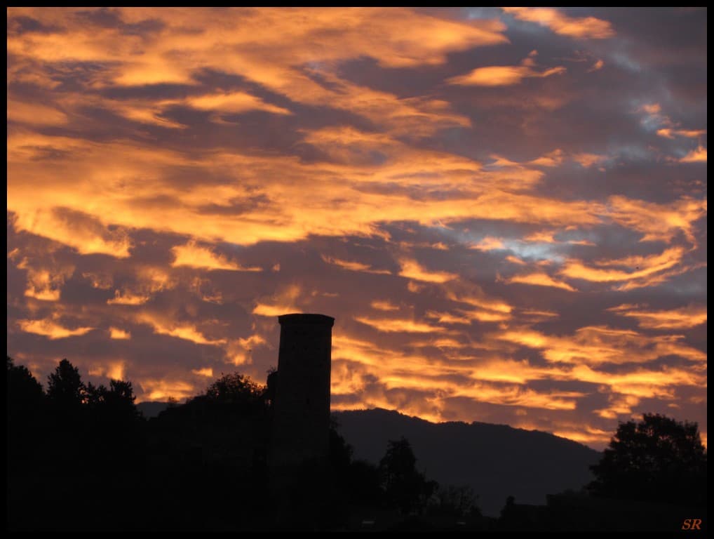 Lever de soleil flamboyant