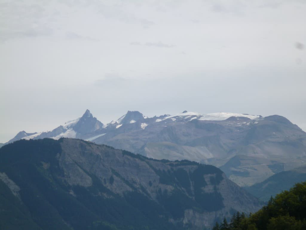 Glacier des deux alpes depuis Oulles