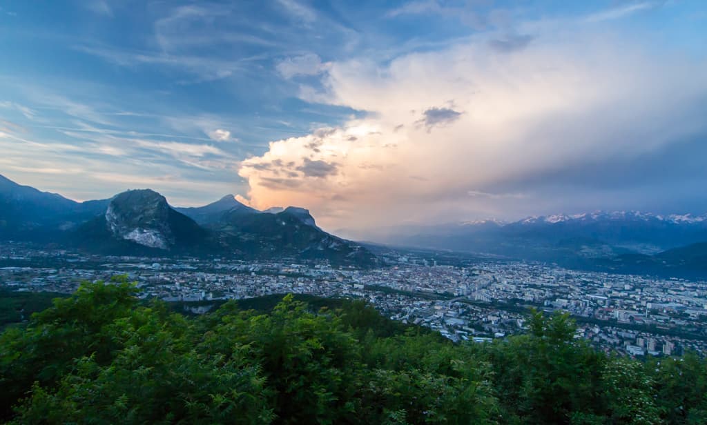 Grenoble après l'orage