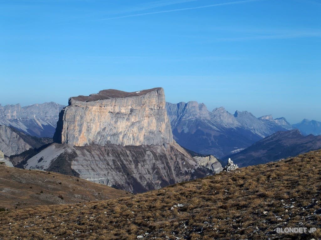 Mont Aiguille vu de la Montagnette