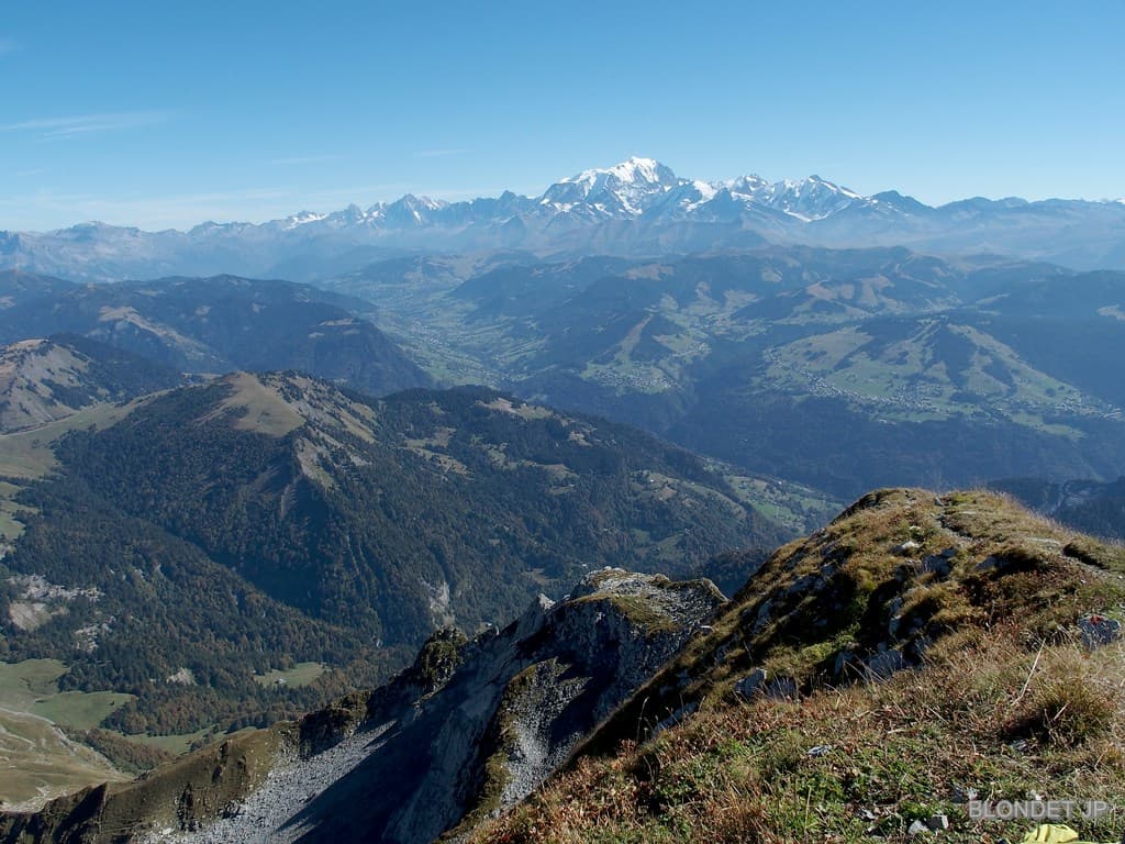 Mt Blanc vu du Charvin