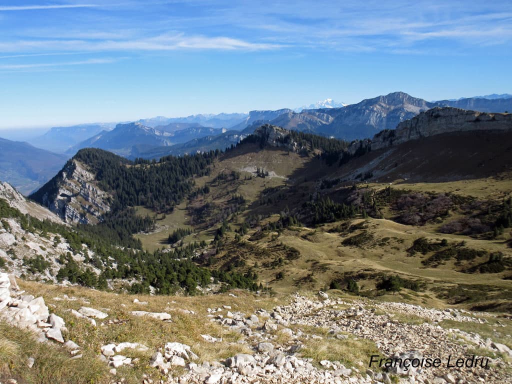 Avant la neige, seul le Mont Blanc est blanc