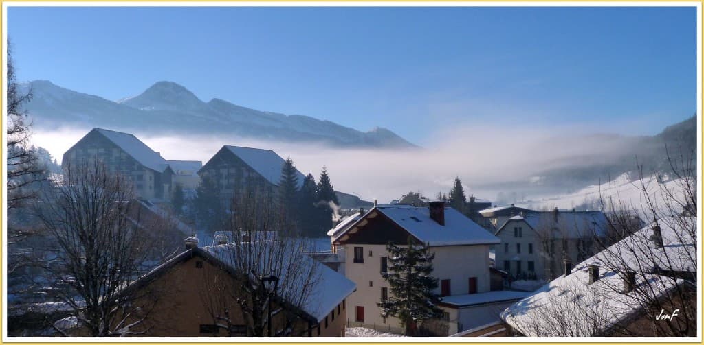 brume se dissipant et grand froid -15°C