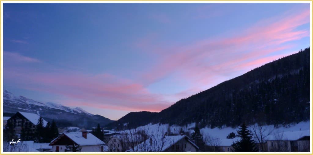 cirrus au couchant