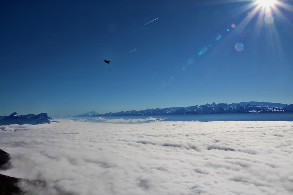 Mer de nuage sur Grenoble