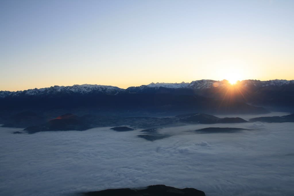 Premier lever de soleil de 2017
