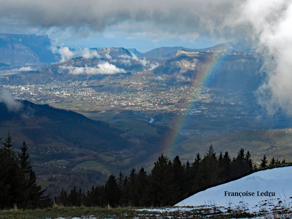 Arc-en-ciel sur le Grésivaudan