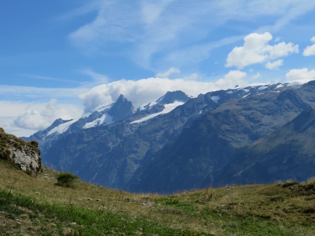 La Meije depuis la cabane de Campaloup