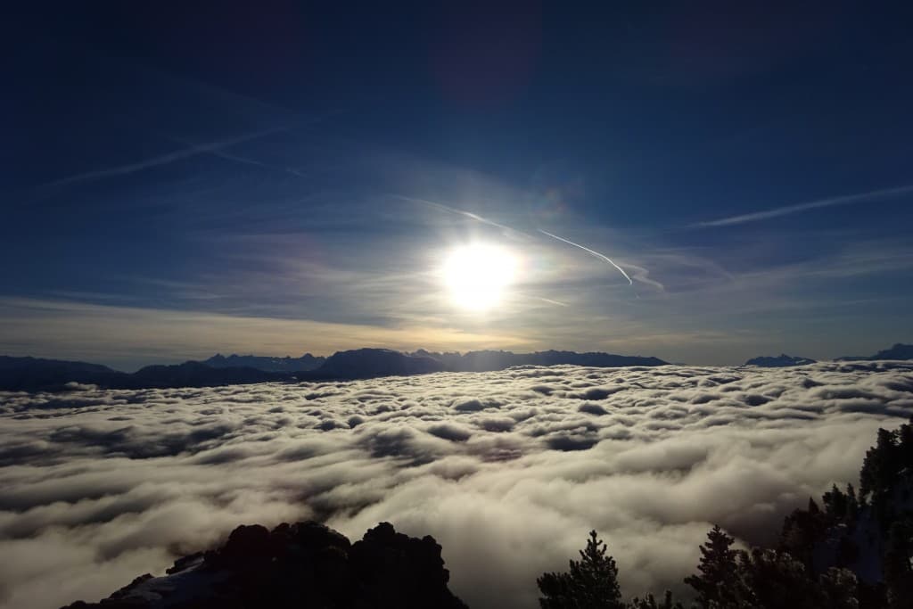 mer de nuages depuisle moucherotte 