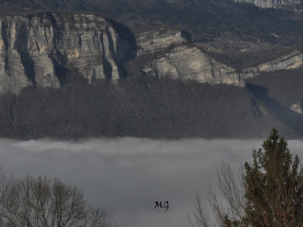 Mer de nuages sur le Grésivaudan !!!