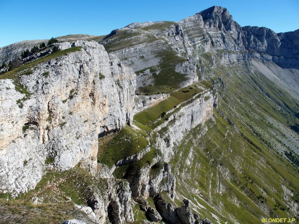 Pas de la Balme vu d'en haut