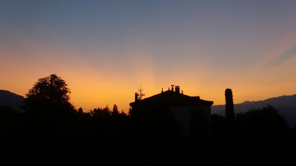 petit matin sur le village