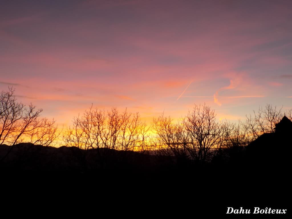 Coucher de soleil sur le Vercors