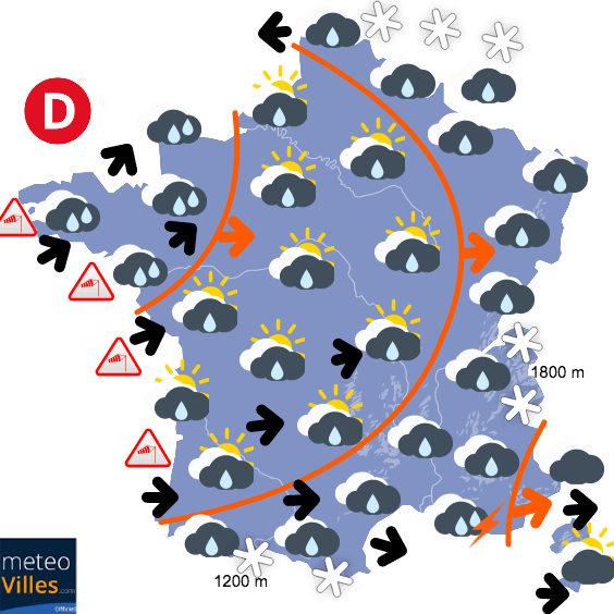 Douceur, crues puis menace de froid et neige