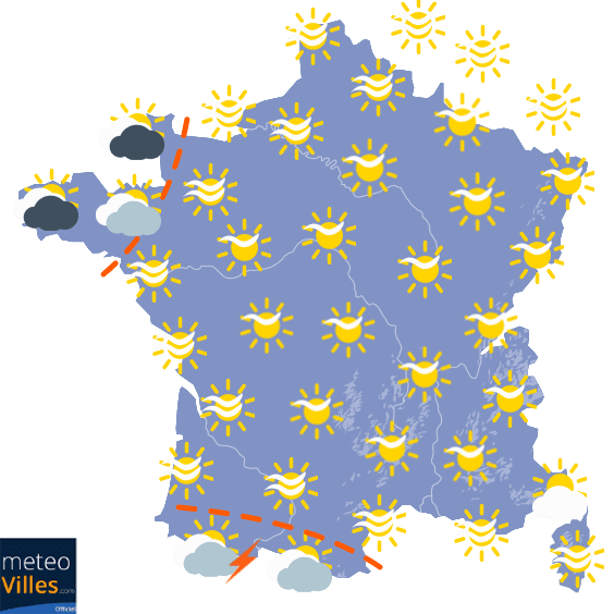 Plutôt stable et sans chaleur excessive jusqu'à lundi