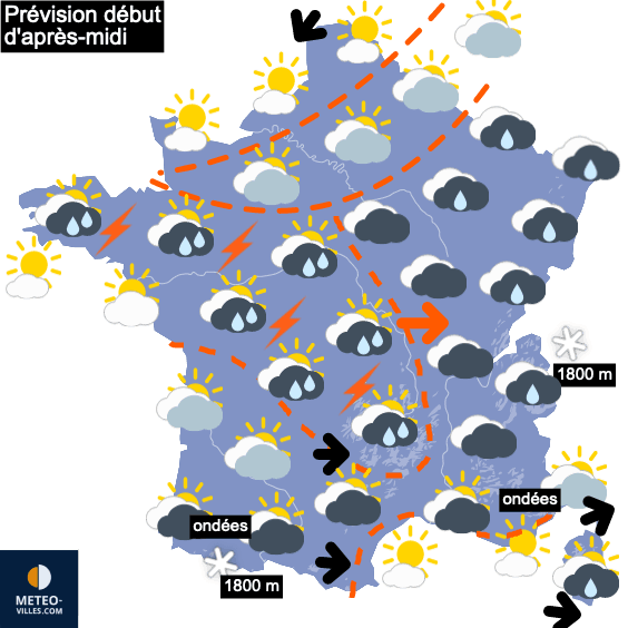 Prévisions météo en France : une semaine plutôt agréable