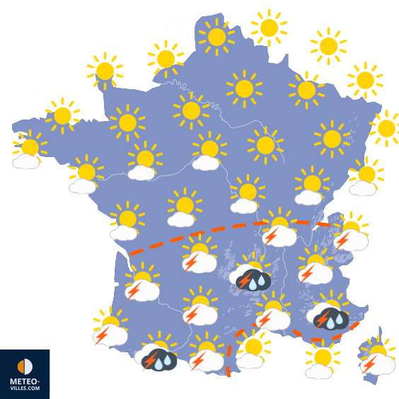 Accentuation de la chaleur et multiplication des orages