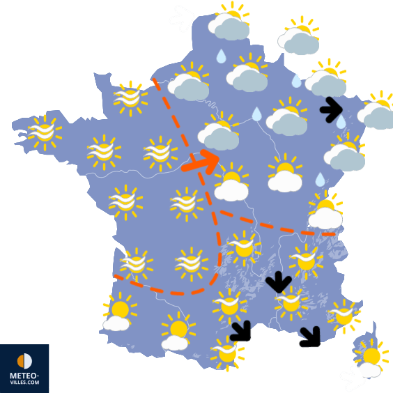 Retour d'un temps plus estival, plus chaud et plus sec