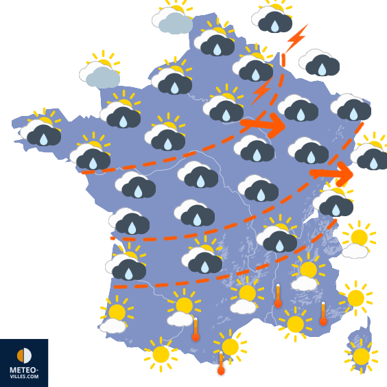 Chaleur de retour dans le Sud et l'Est