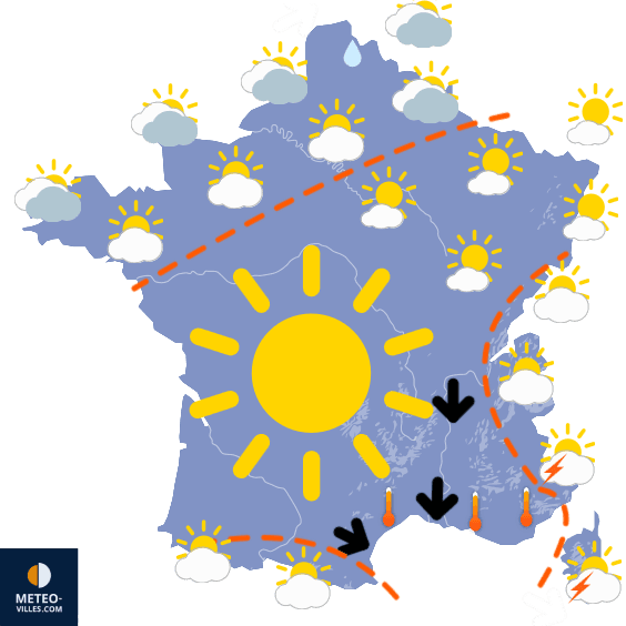 Retour de la chaleur, au moins en milieu de semaine