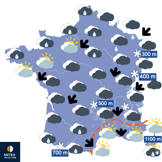 Le vent froid va s'estomper