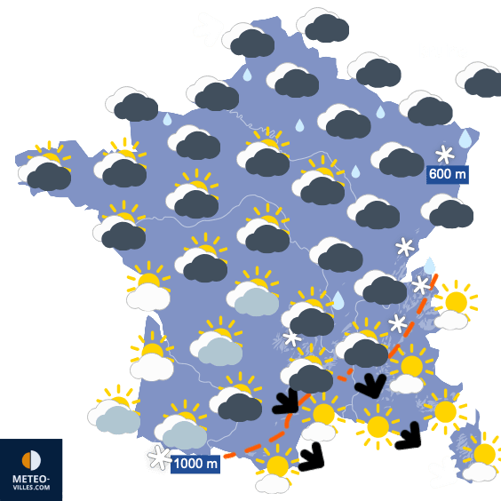 Retour de la pluie et du vent à partir de mecredi ou jeudi