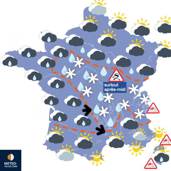 Généralisation d'un froid sec et plus vif