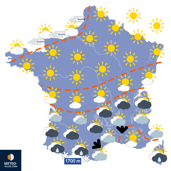 Pas de pluies significatives dans les prochains jours