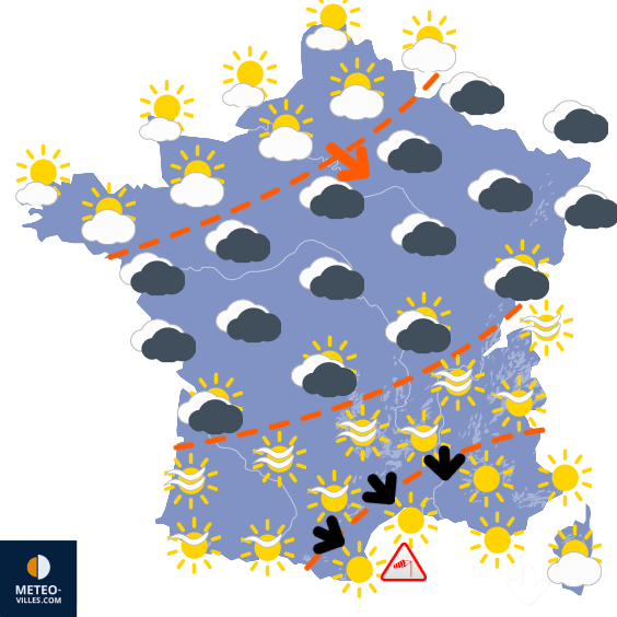 Vers une semaine très sèche sur la moitié Nord