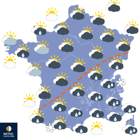 Fin de la periode de temps stable et ensoleillée