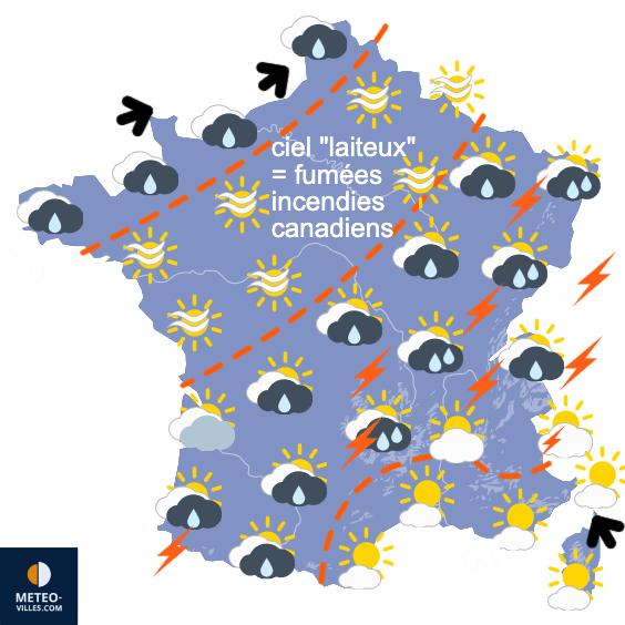 Alerte aux orages dans le Sud-est