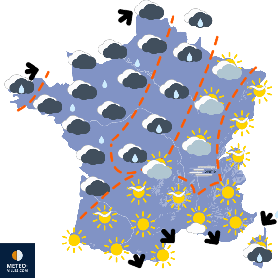 Menaces de tempête en fin d'échéance