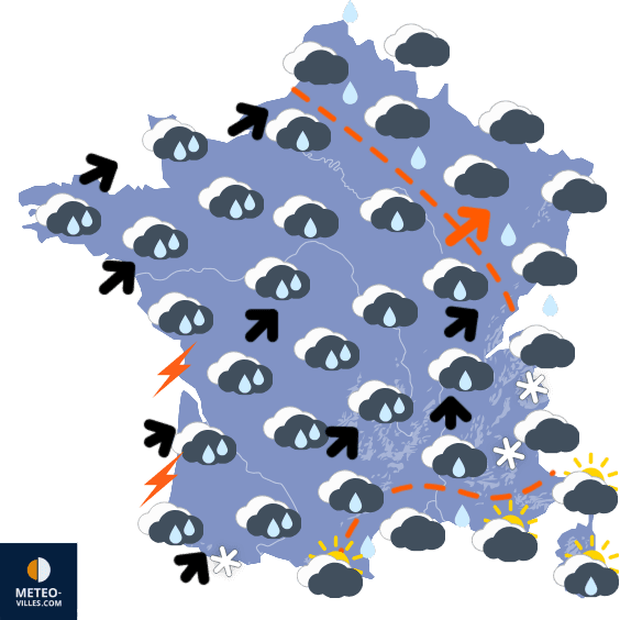 Tempête pour jeudi et un peu de neige ce week-end