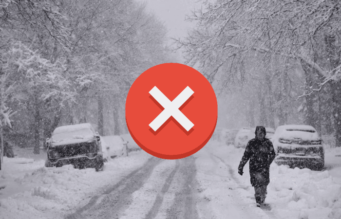 Les prévisions du week-end ont changé : beaucoup moins de neige attendue !