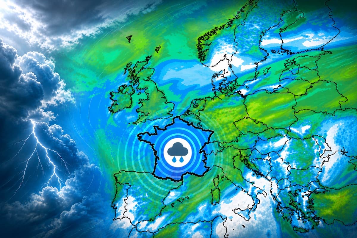La France restera l'épicentre des fortes pluies en Europe dans les prochains jours