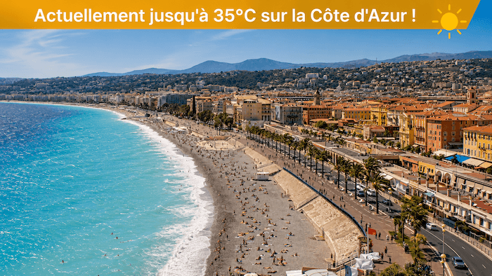 Pourquoi la Côte d’Azur frôle les 35°C alors qu'il fait frais ailleurs ?