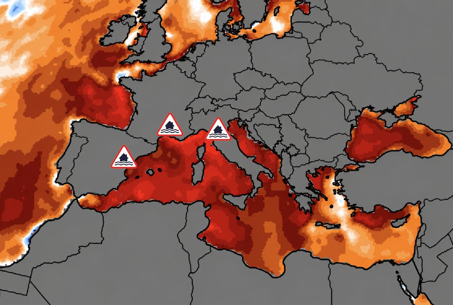 La Méditerranée réunit les ingrédients d'une fin d'été à haut risque d’inondations