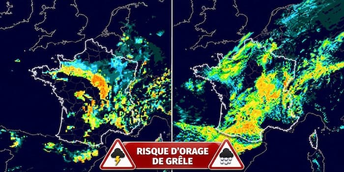 Orages, grêle et fortes rafales : une nouvelle dégradation menace la France dès lundi