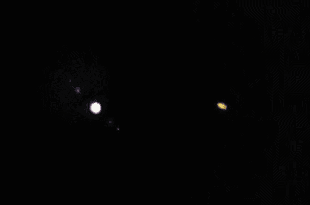 Conjonction Jupiter\Saturne (le jour d'après)