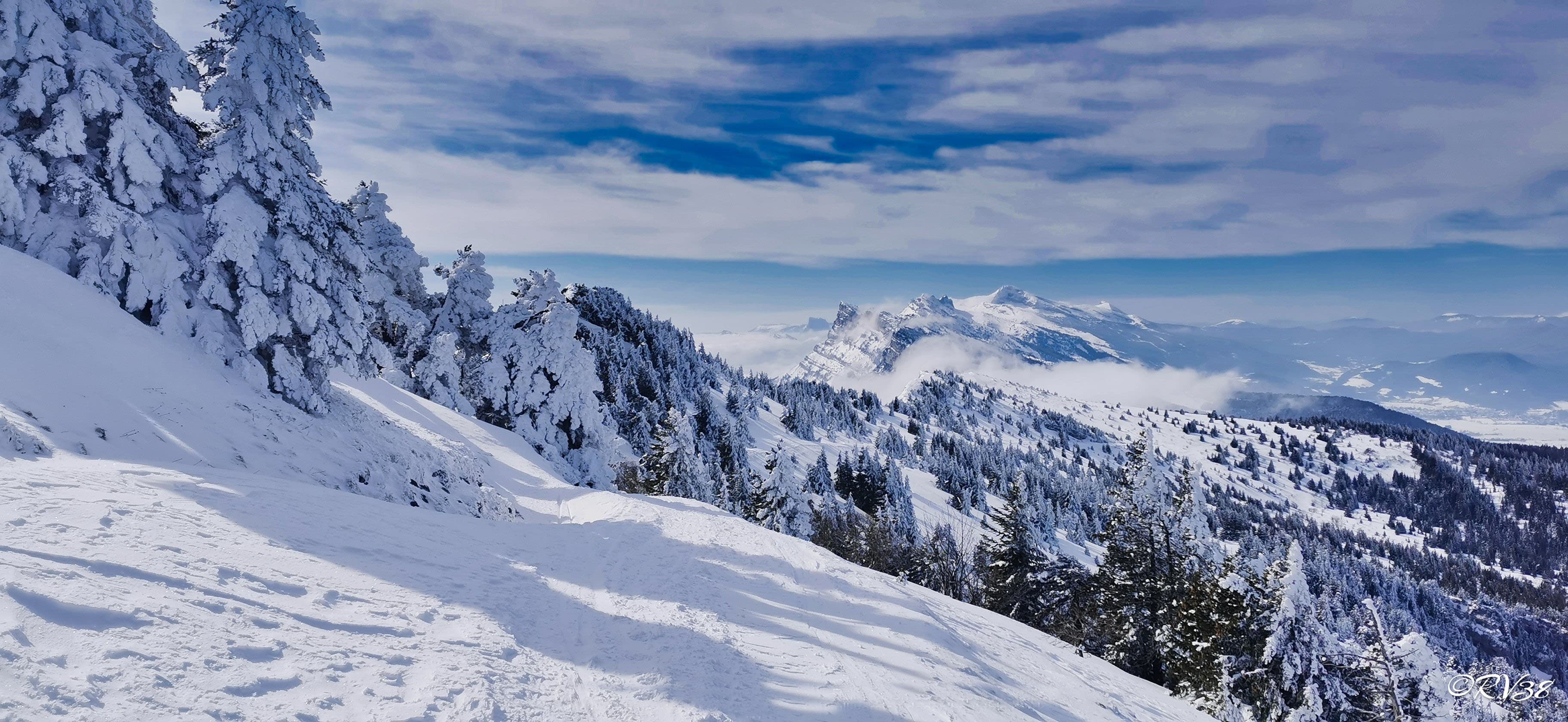 En redescendant du Moucherotte vers Lans-en-Vercors