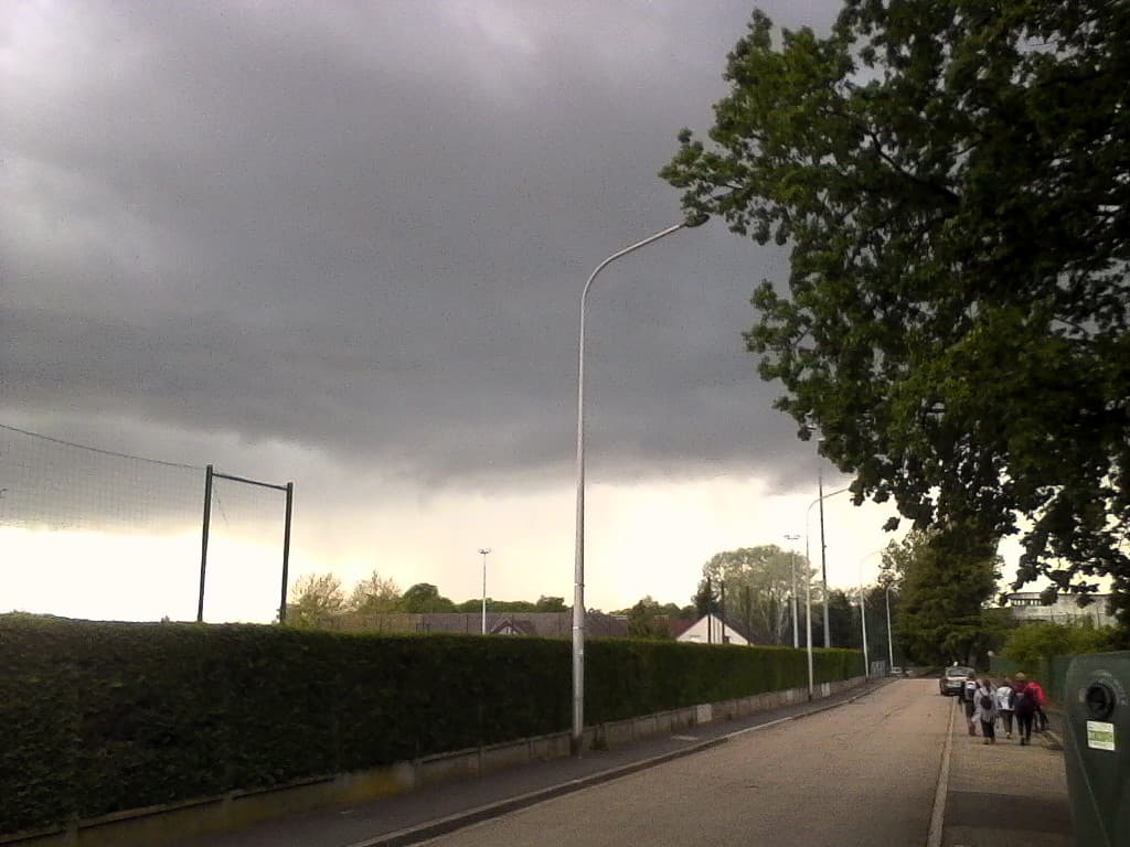 orage sur Bois d'Arcy