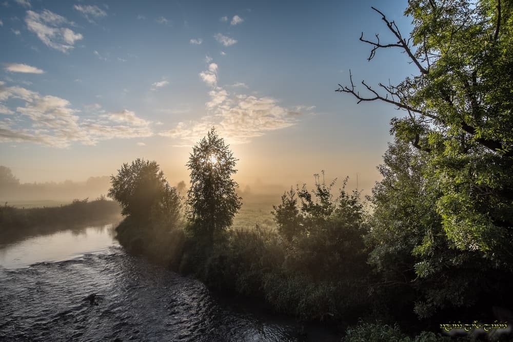 Un peu de brume près de la rivière